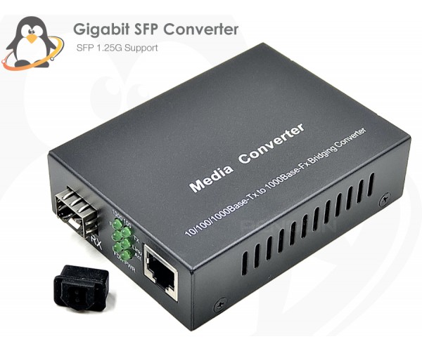 Gigabit SFP Media Converter (10/100/1000) รับประกัน 1 ปีเต็ม